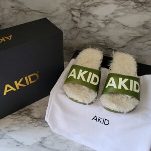 AKID House Slippers Kid Aston Fur Slides